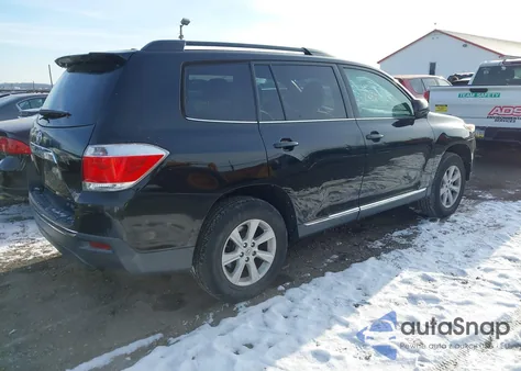 2012 Toyota Highlander Base V6 из США, поврежденный, VIN 5TDBK3EH6CS153941